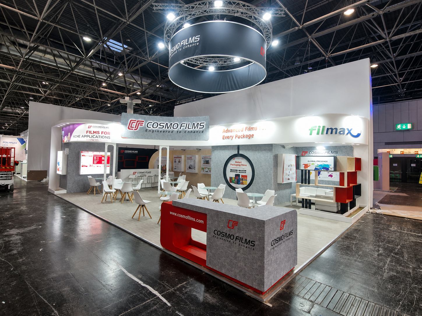 Cosmo Films Interpack exhibition booth project